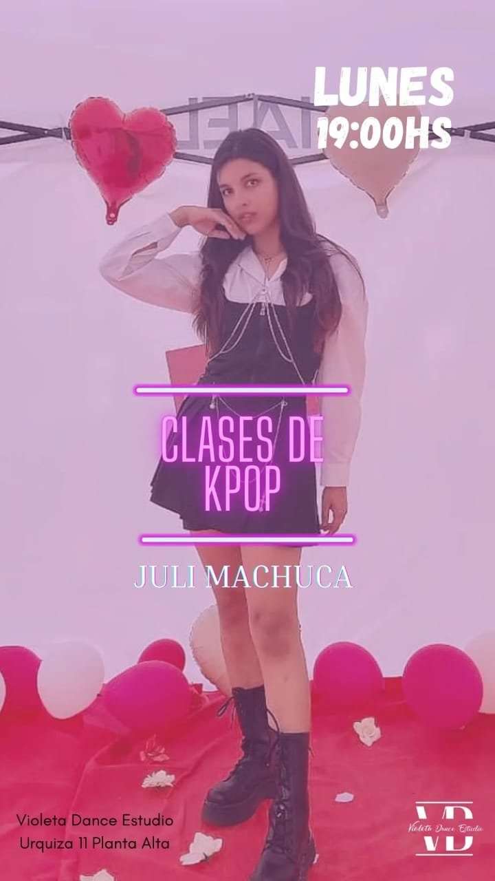 Flyer Clase K-Pop
